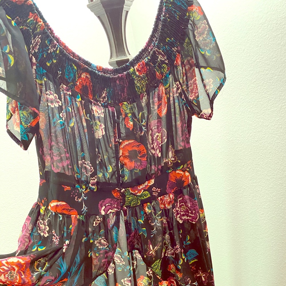 High/Low sheer duster top
